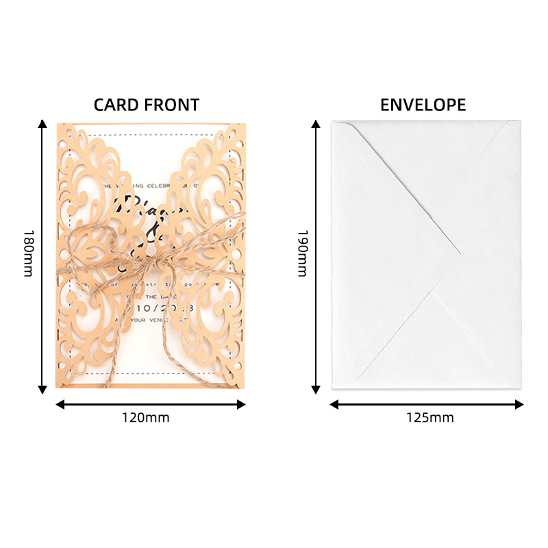 Handmade-bowknot-wedding-invitation-card-measurement