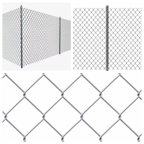 Galvanized Diamond Mesh Sport Chain Link Fence