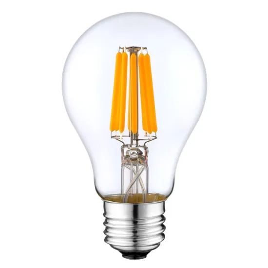 A60 LED filament bulb home lighting