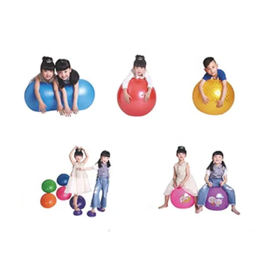 Multifunctional Eco-Friendly Gymnastics Ball Set for Kids: A Versatile Massage Toy Made of Spiky PVC and Peanut Design