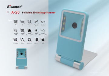 Wholesale 2D foldable desktop barcode scanner