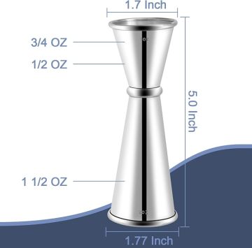 Double Cocktail Jigger