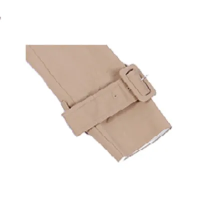 Hot sale factory direct Women's trench coat Double breasted long trench coat Long trench coat