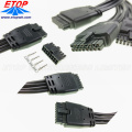 Molded Micro-fit Connectors to Splitter RJ45 Cable