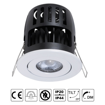 Recessed lighting in bedroom