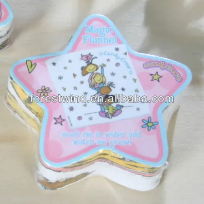 Magic Five-Star Compressed Promotion Gift Towel