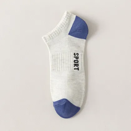 2022 New Klein Blue Boys Low Top Socks for Men - Sports Casual Short Socks