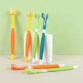 Triple-Head Pet Toothbrush for Gentle Oral Care