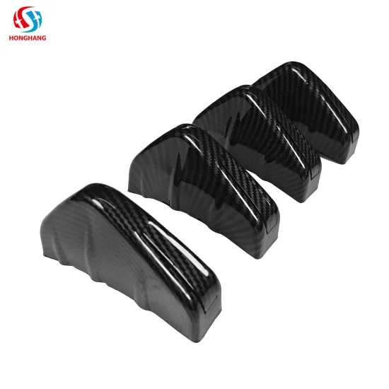 Gloss Black PP Plastic Universal Rear Bumper Diffuser - Honghang Manufacture