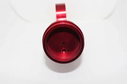 Red ktm anodized suspension parts