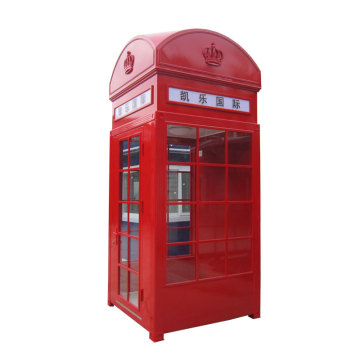 London red telephone booth cabinet for sale China