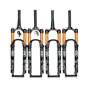 NANLIO Magnesium Alloy MTB Air Suspension Fork 32 RL100mm for 26/27.5/29er Bikes