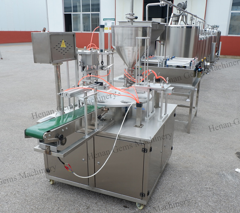 yogurt filling sealing machine 4