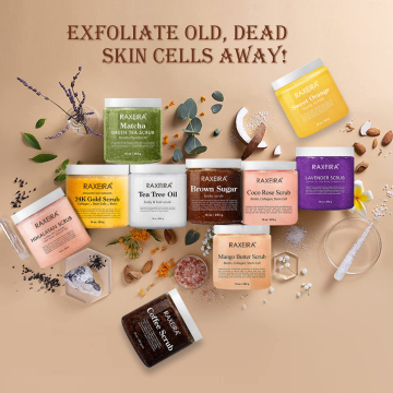 Private Label Nature Organic Himalayan Salt Exfoliating Rainbow Scrub