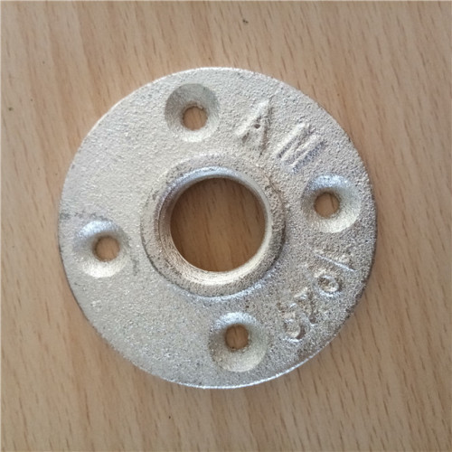 1/2"pipe flange cast iron threaded floor flanges