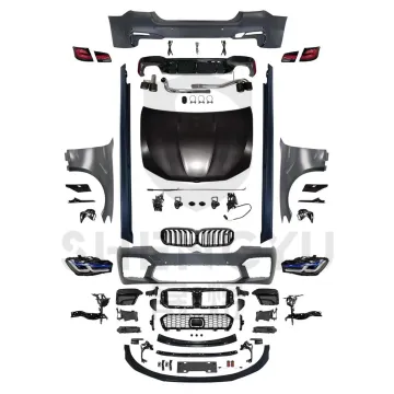 BMW F10/F18 to G30/G38 M5 Style Bumpers, Grille, Side Skirts, Auto Lamps, Hood, and Fender Accessories