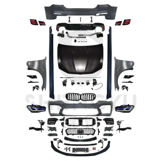 BMW F10/F18 to G30/G38 M5 Style Bumpers, Grille, Side Skirts, Auto Lamps, Hood, and Fender Accessories