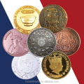 Regalos promocionales Monedas de desafío antiguo chapado en oro personalizado