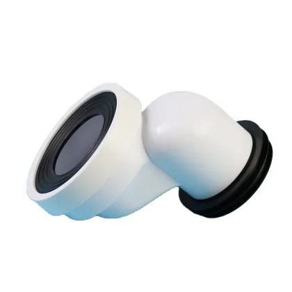 Adjustable Distance Toilet Drain Shifter - Plastic Bathroom Accessory