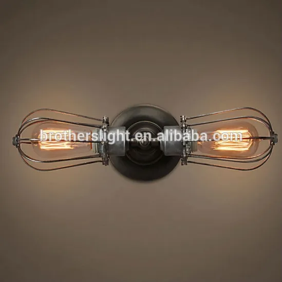 Iron Vintage style wall lamp for edison bulb