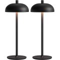 Umbrella shaped rechargeable battery desk lamp