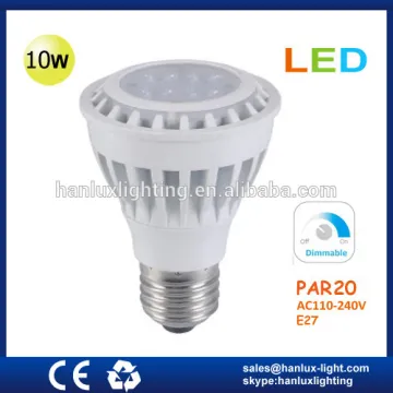 10W LED Dimmable Par20 E27 bulb CE ROHS