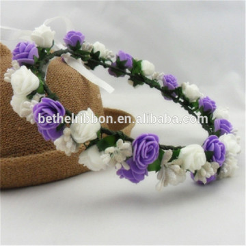 Top quality promotional silk flower lei wreaths china