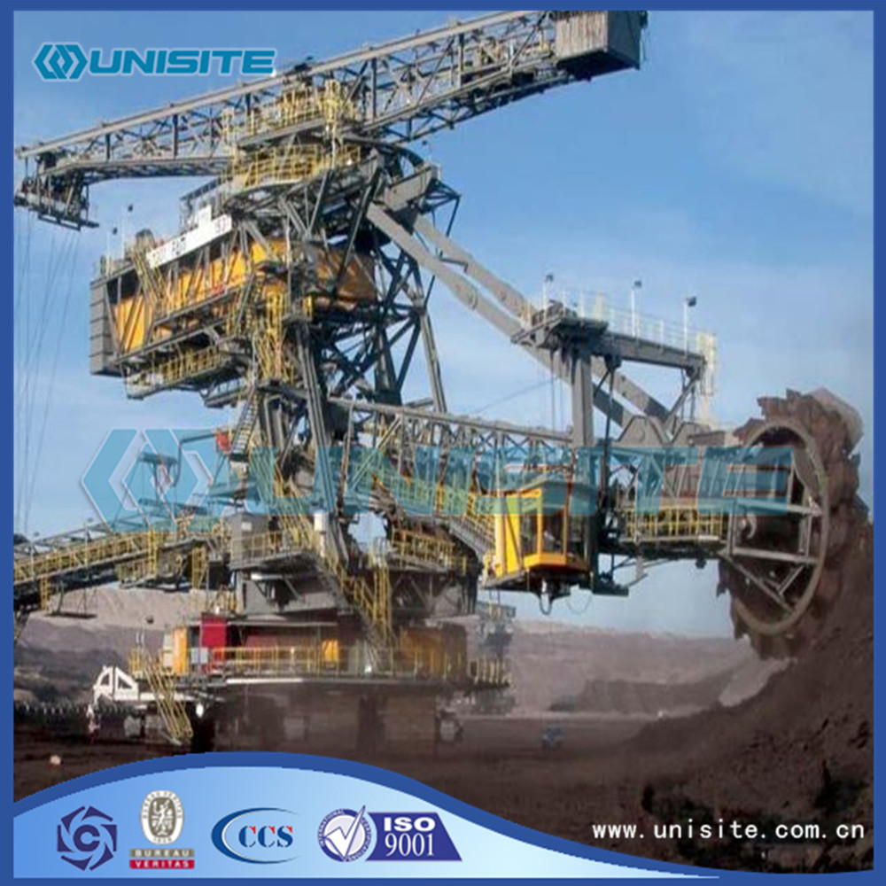 Steel bucket marine wheel