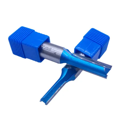 Two Flutes Straight Bits End Mill Woodworking Cutting Tools - Router Bits for Solid Wood