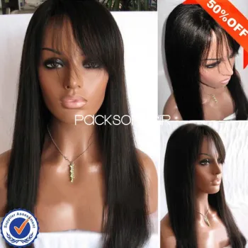 New arrival 100 brazilian virgin hair full lace wigs wholesale high quality human hair wigs with bangs brazilian full lace wigs