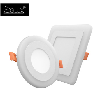 DGLUX Indoor Slim Flat Wall/Ceiling Mounted RGB LED Panel Light - 3w to 18w