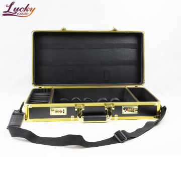 Aluminum Barber Tool Box: Scissors, Clippers & Storage Case for Travel