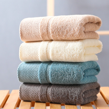 Custom Logo 100% Cotton Thick Bath Towels - Highly Absorbent Towels and Washcloths