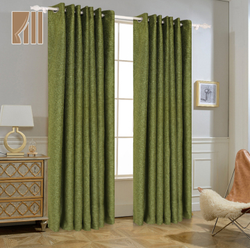 Popular Green Curtains for Bedroom: Latest Arrival at Keqiao Textile Market