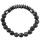 Gemstone 8MM Round Beads Faceted Abacus Hematite Magnetic Bracelets Crystal Quartz Stretch Bangle for Men Women