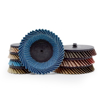 Mini Quick Change Flap Disc for Rust Paint Glue Removal - Zirconia/Aluminum Oxide/Ceramic 2-3 Inch 50/75mm