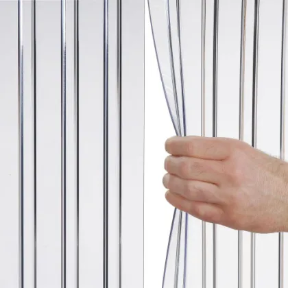 Industrial window flat pvc strip & curtains