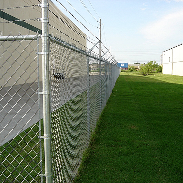 Decoration Anti Climb PVC Coated Chain Link Fence