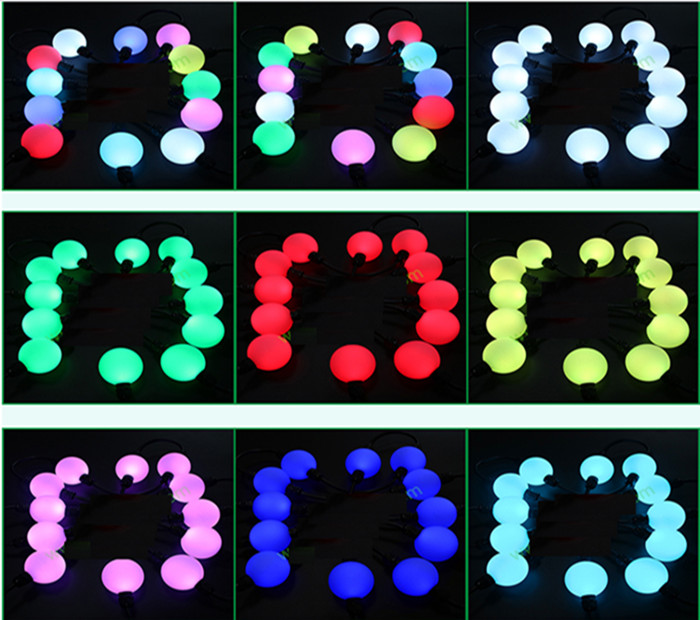 video rgb dmx 3d ball