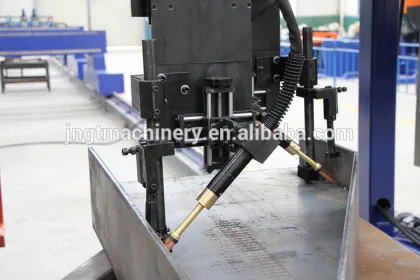 Variable section beam welding machine