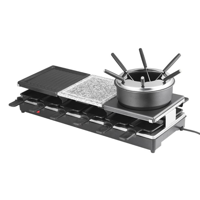 3 In 1 Electric Raclette And Fondue Set