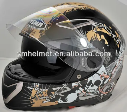 YM-826 full face double visors motorcycle helmets