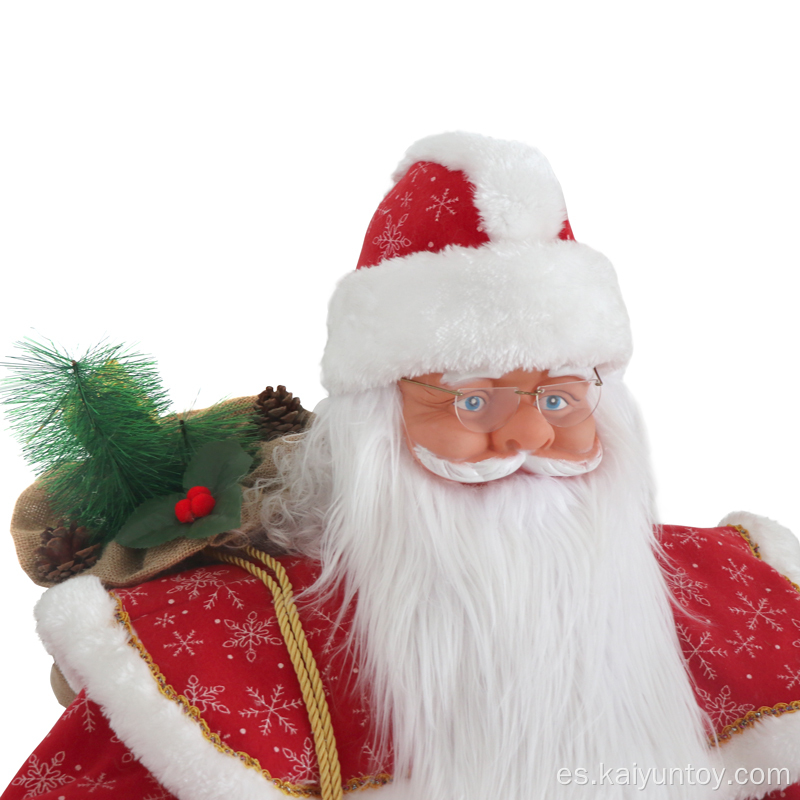Resina navideña a tamaño natural Santa Claus Ornament