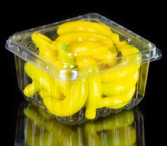 Fruit packaging boxes with vents