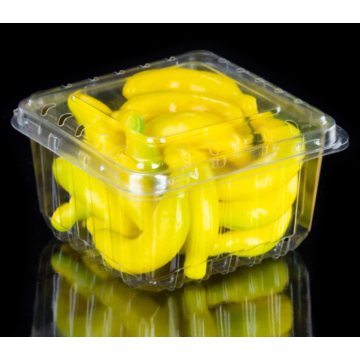 Fruit packaging boxes with vents