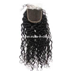 Malaysian Virgin Natural Color Kinky Curly Lace Closure 4'' * 4''