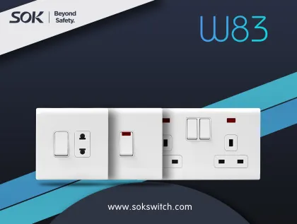 1Gang Flex Outlet - White socket accessories