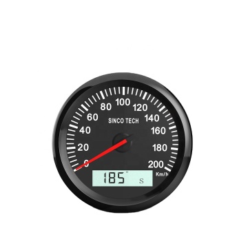 SincoTech 85mm Waterproof 3in1 GPS Speedometer for Boats, Marine, ATV, UTV, Motorcycle, Truck - 12V/24V