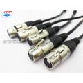 Conector de áudio de microfone XLR fêmea de 5 pinos