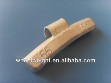 plastic-coating Pb(lead) clip-on wheel weights for alloy rim
